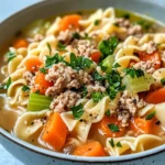 Homemade Turkey Noodle Soup recipe photo