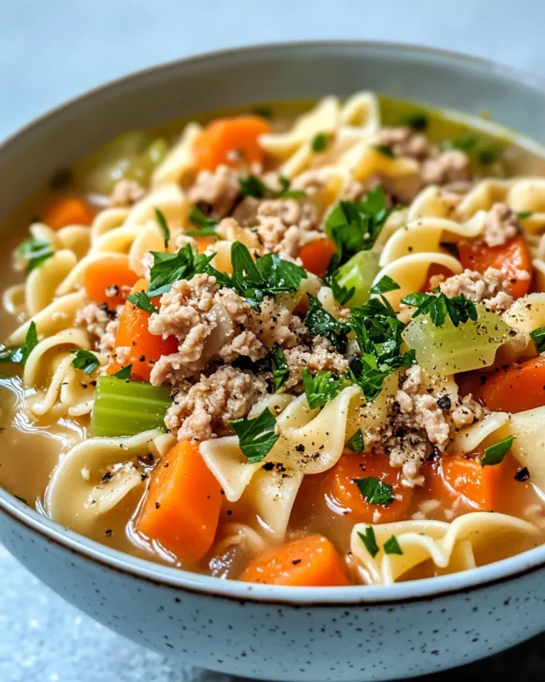 Homemade Turkey Noodle Soup recipe photo