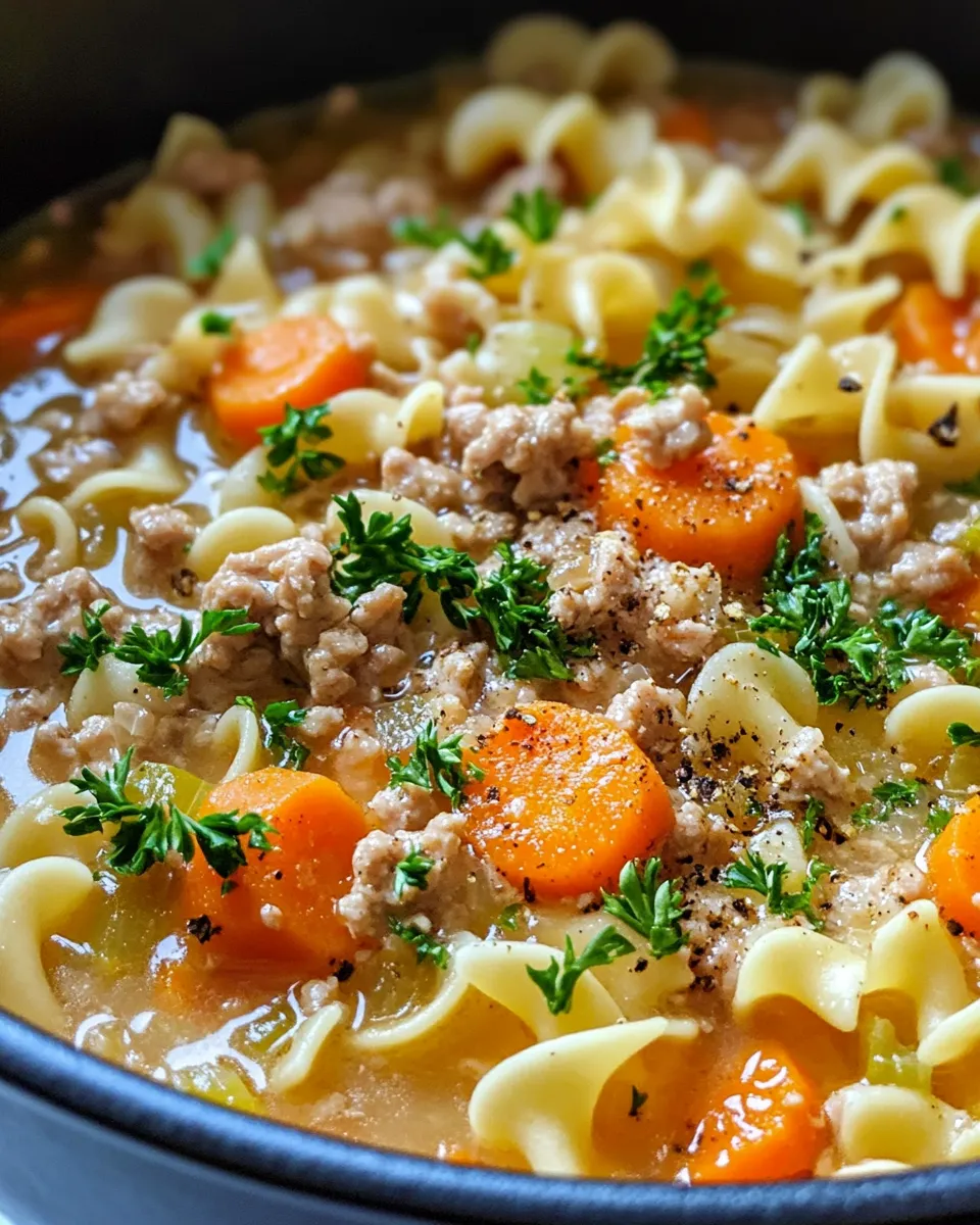 Delicious Turkey Noodle Soup picture