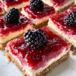 Homemade Vampire Bite Cheesecake Bars photo