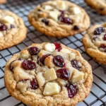 Homemade White Chocolate Cranberry Cookies recipe photo