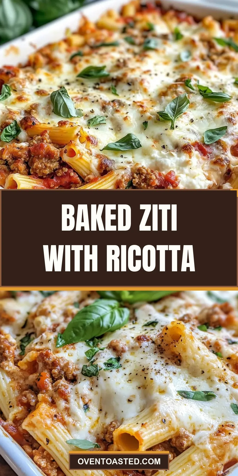 Easy Baked Ziti With Ricotta