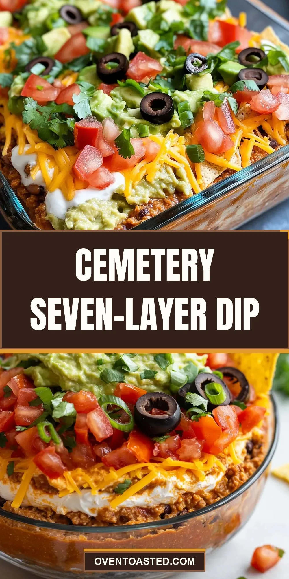 Creamy Cemetery Seven-Layer Dip