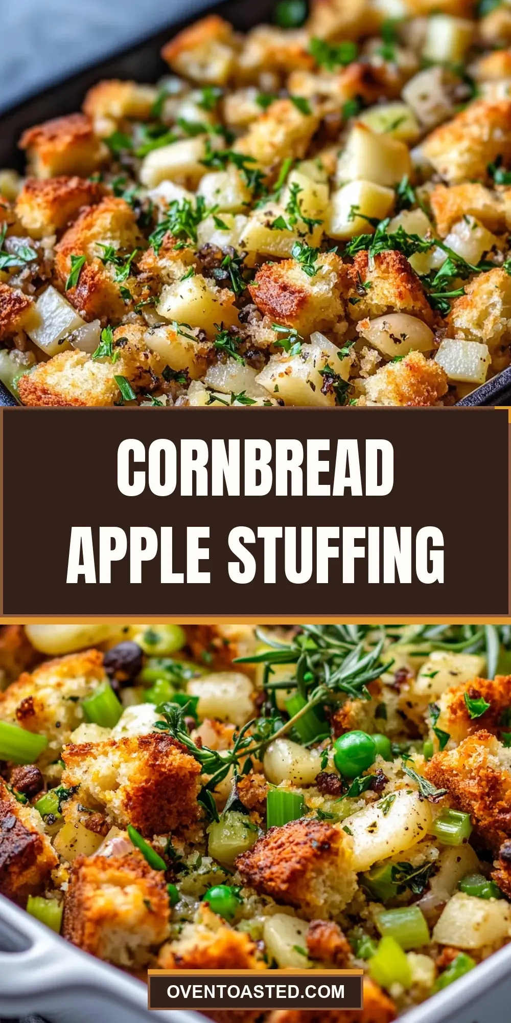 The Best Cornbread Apple Stuffing Ever