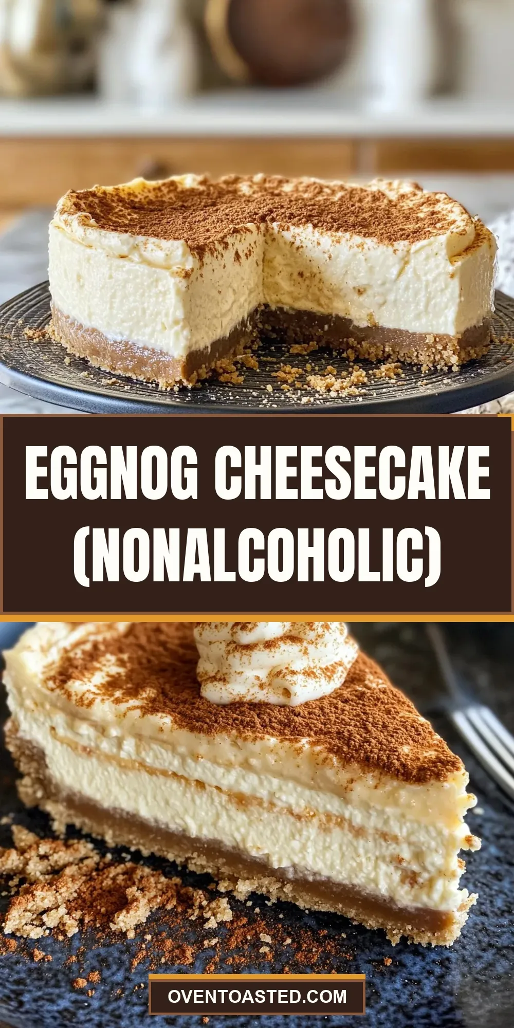 How To Make Perfect Eggnog Cheesecake (Nonalcoholic)