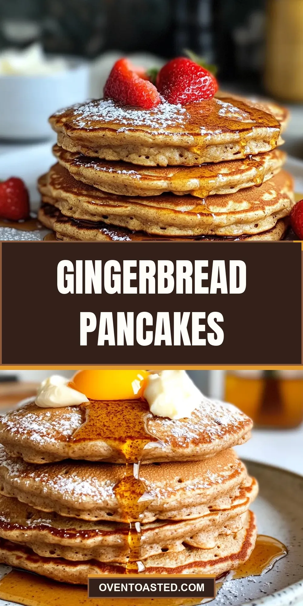 Simple Gingerbread Pancakes