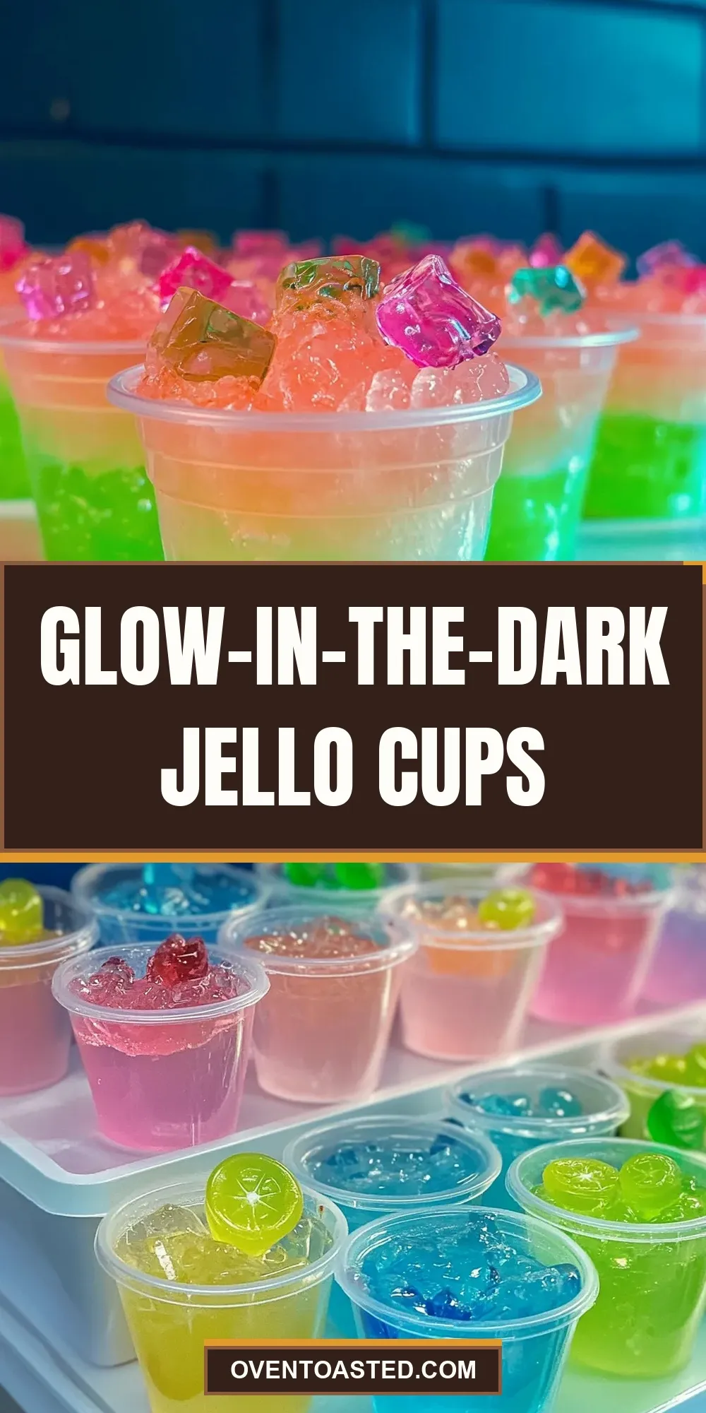 Perfect Glow-In-The-Dark Jello Cups