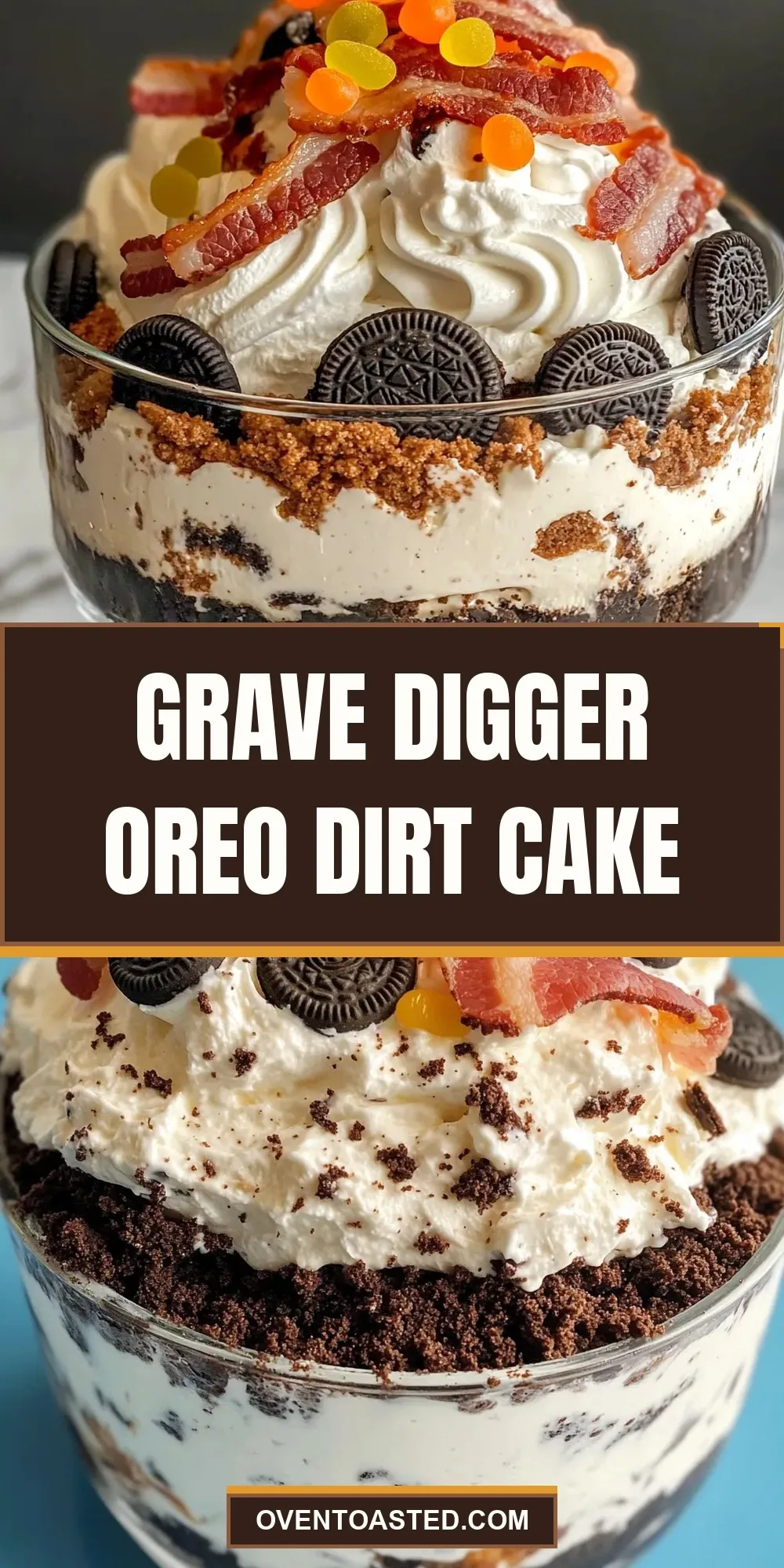 The Best Grave Digger Oreo Dirt Cake Ever