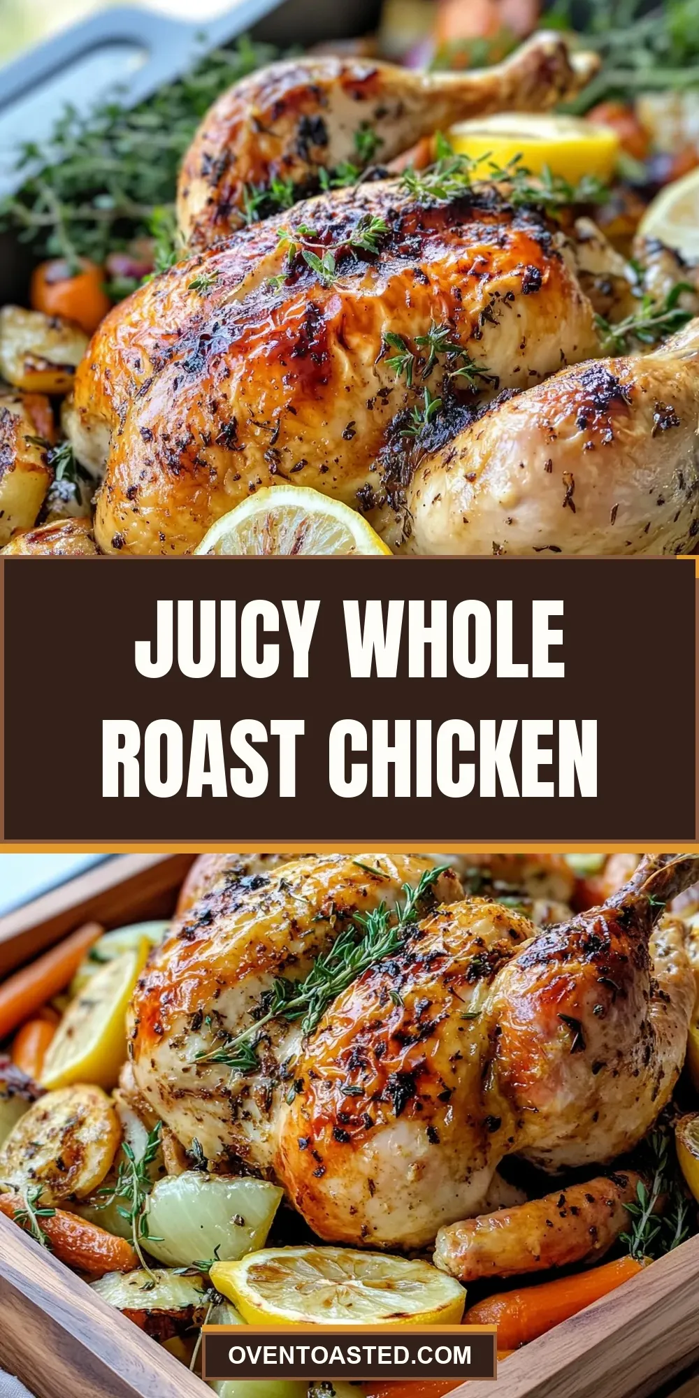 Juicy Whole Roast Chicken Recipe
