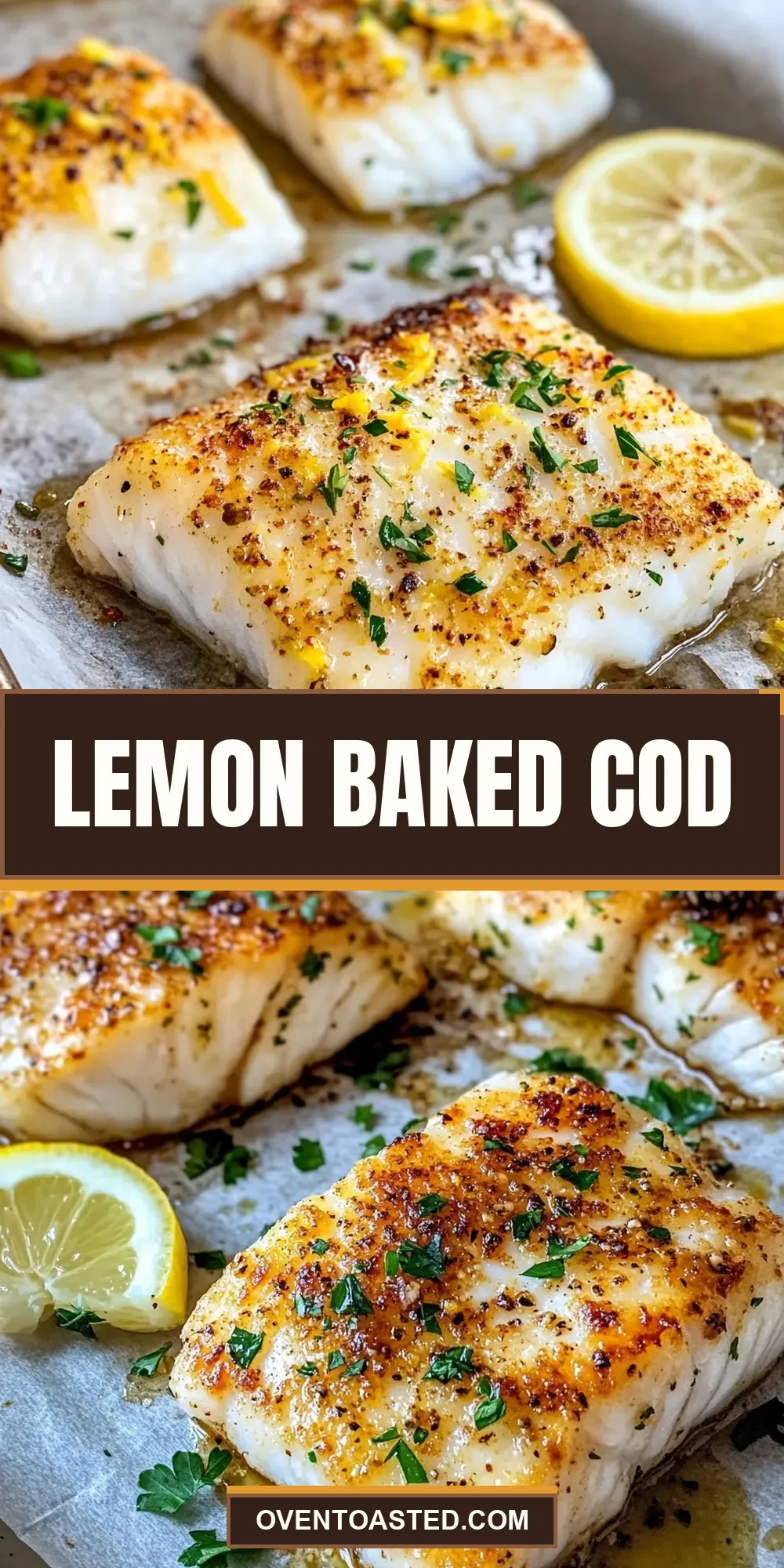 The Best Lemon Baked Cod Ever