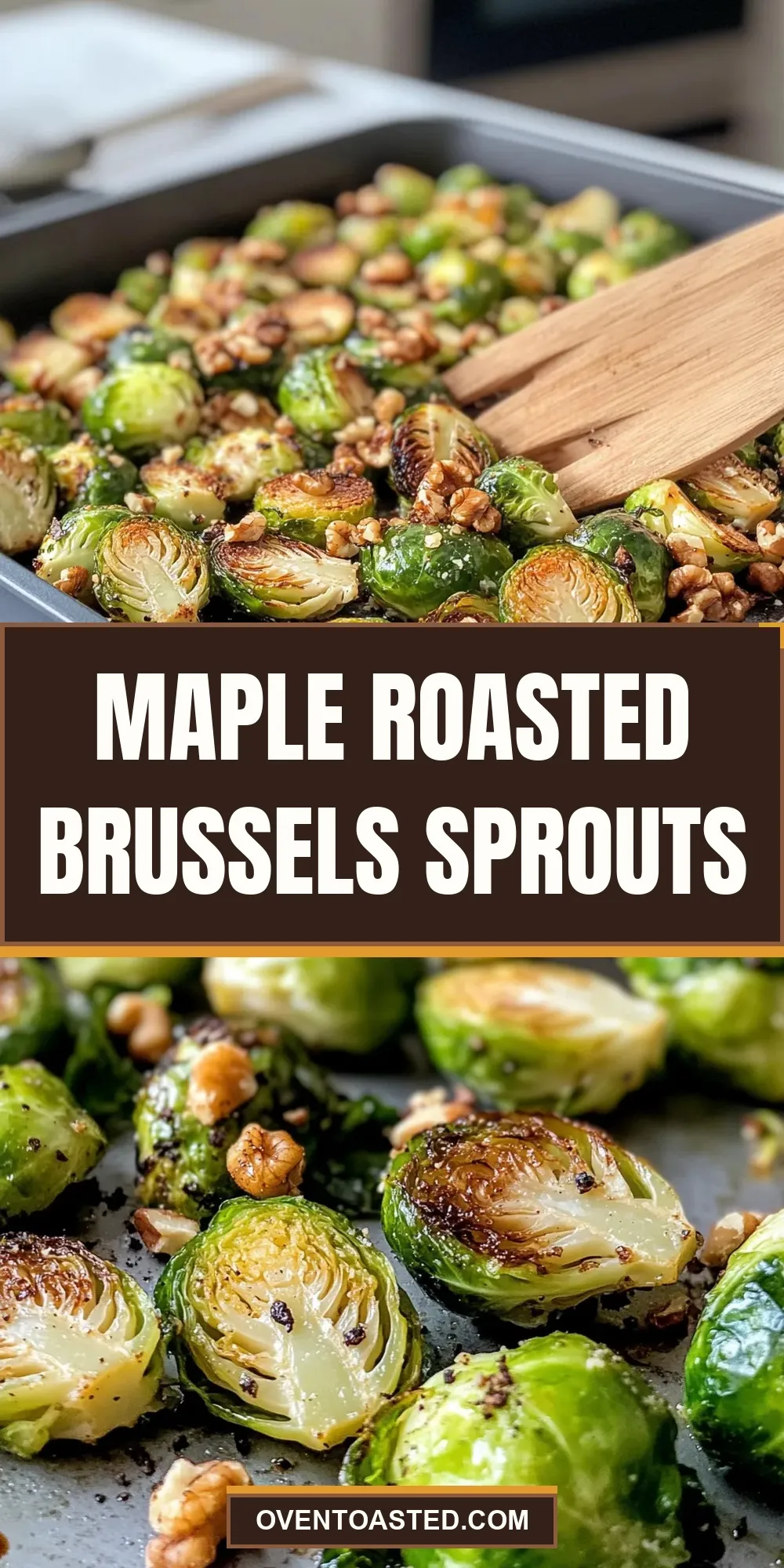 Easy Maple Roasted Brussels Sprouts Recipe