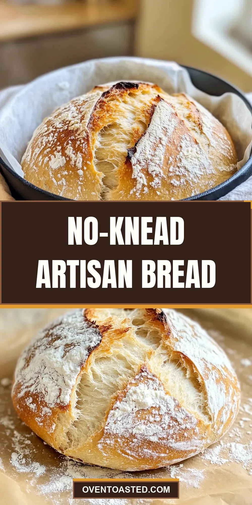 Creamy No-Knead Artisan Bread