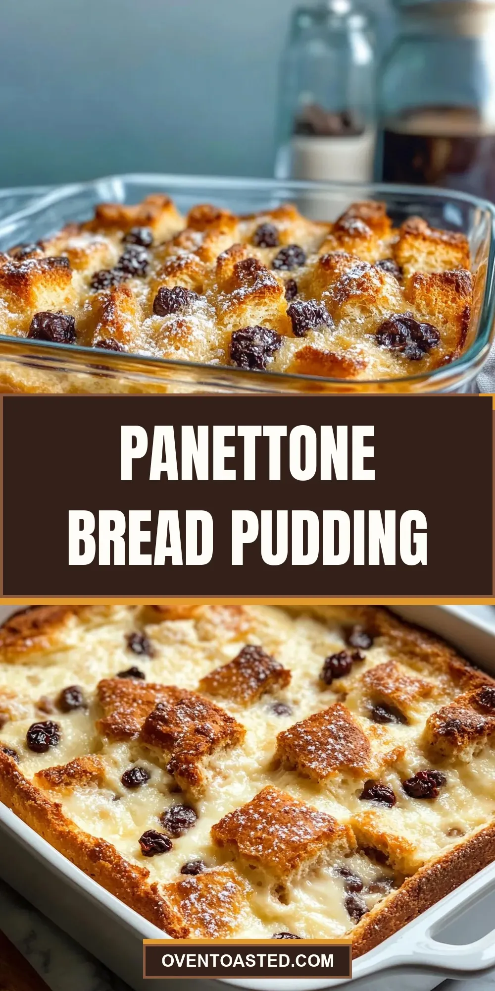 The Best Panettone Bread Pudding