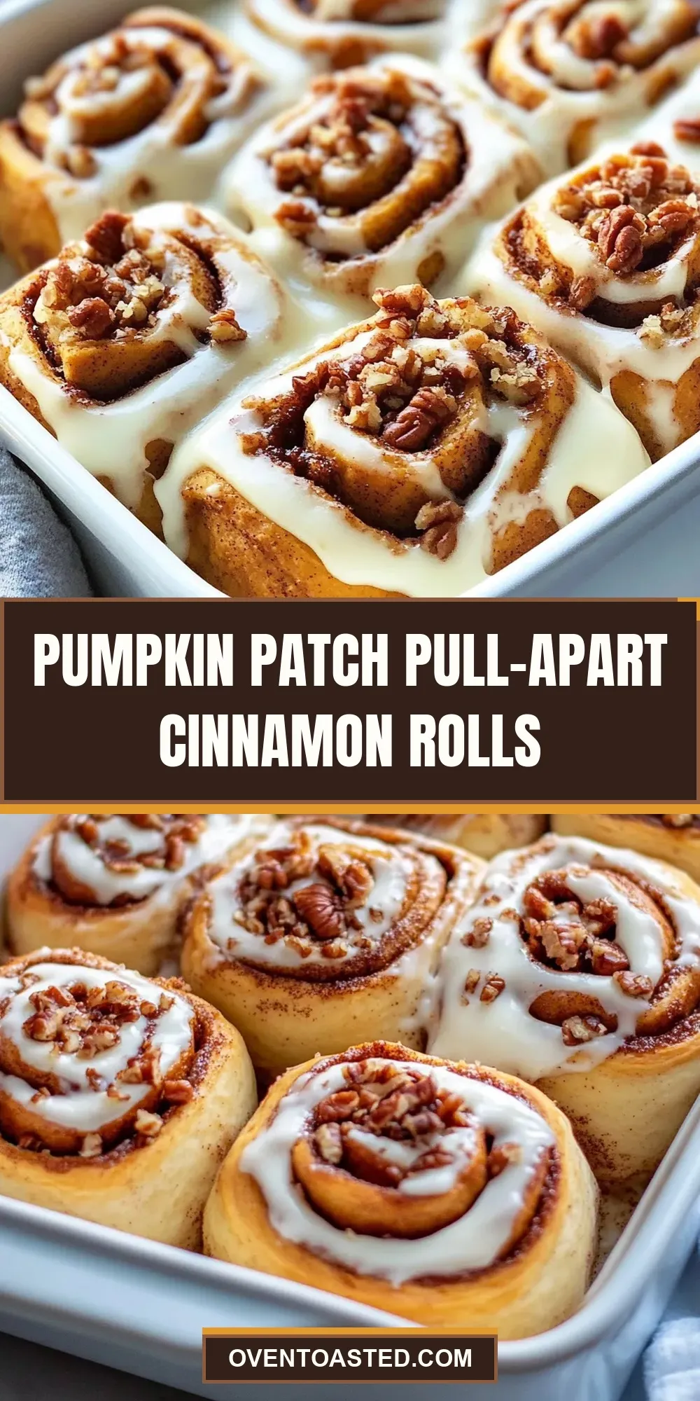 Easy Pumpkin Patch Pull-Apart Cinnamon Rolls Recipe