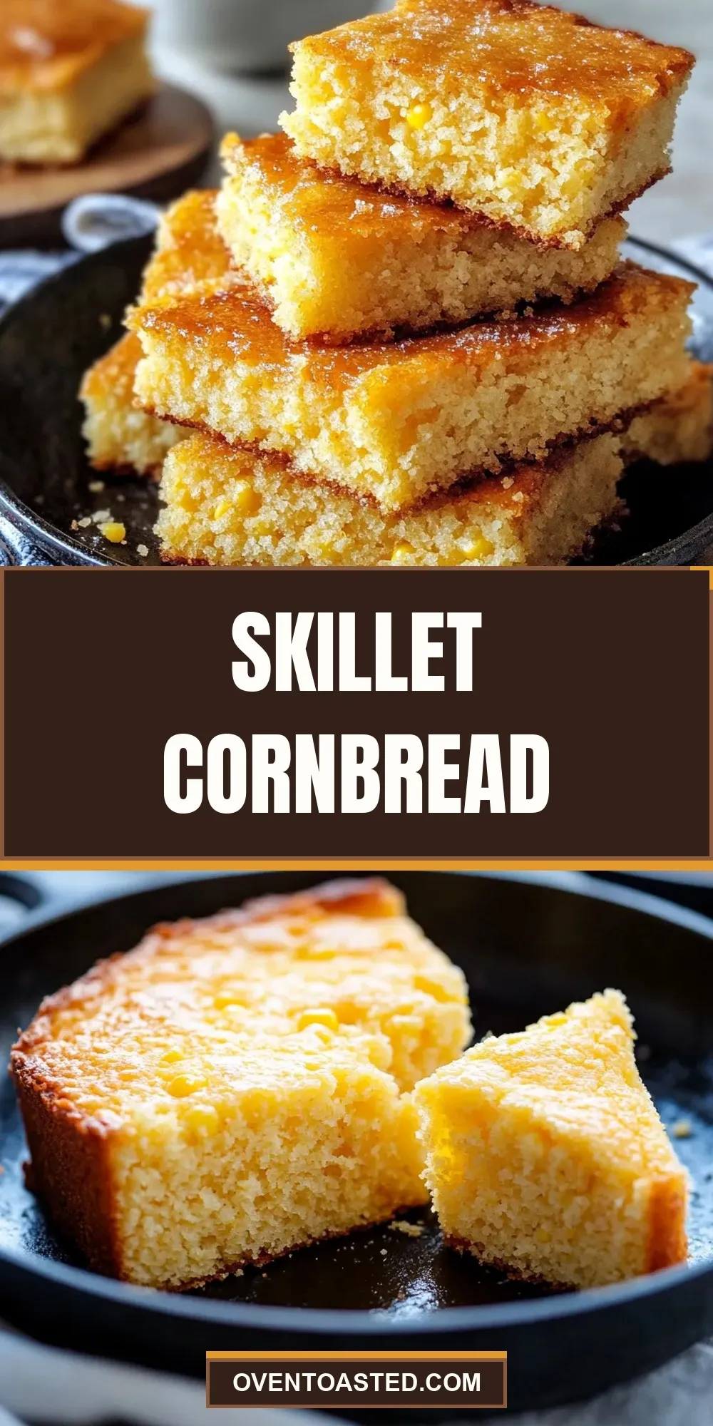 Easy Skillet Cornbread Recipe