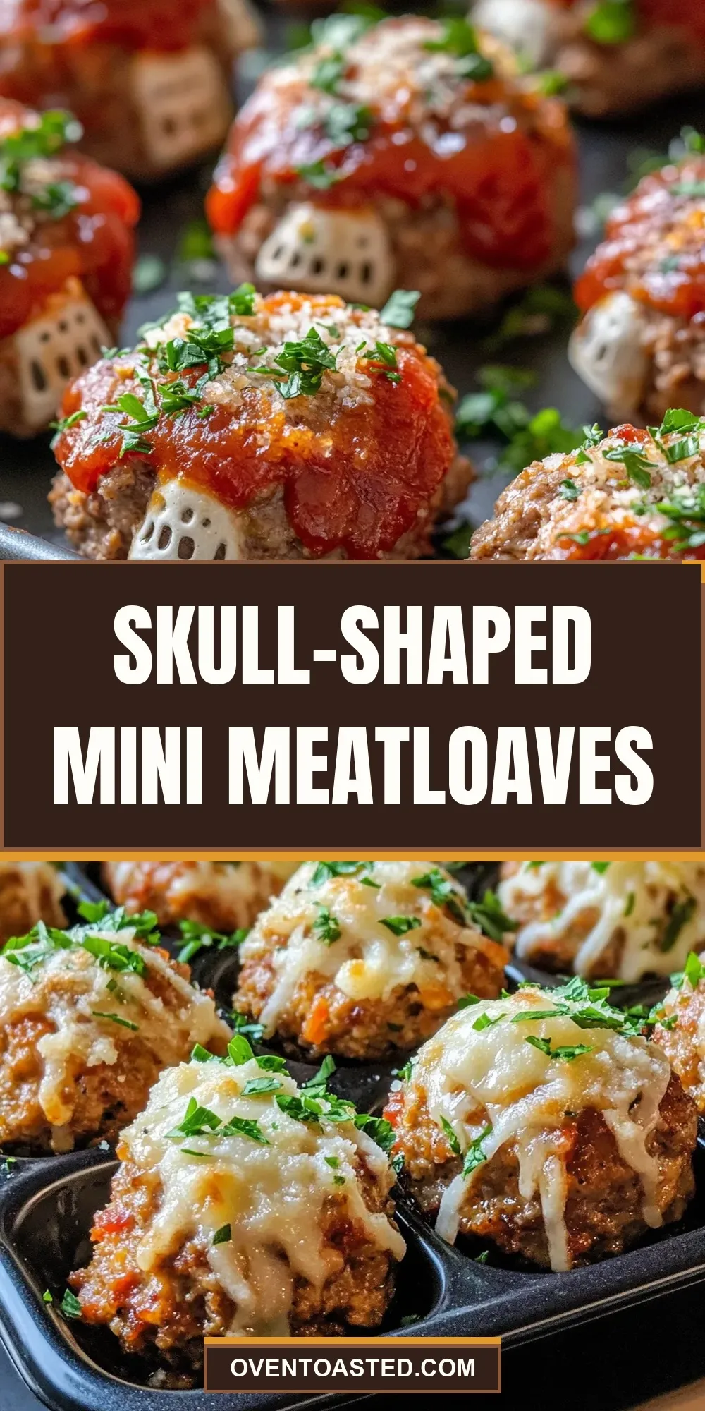 The Best Skull-Shaped Mini Meatloaves Ever