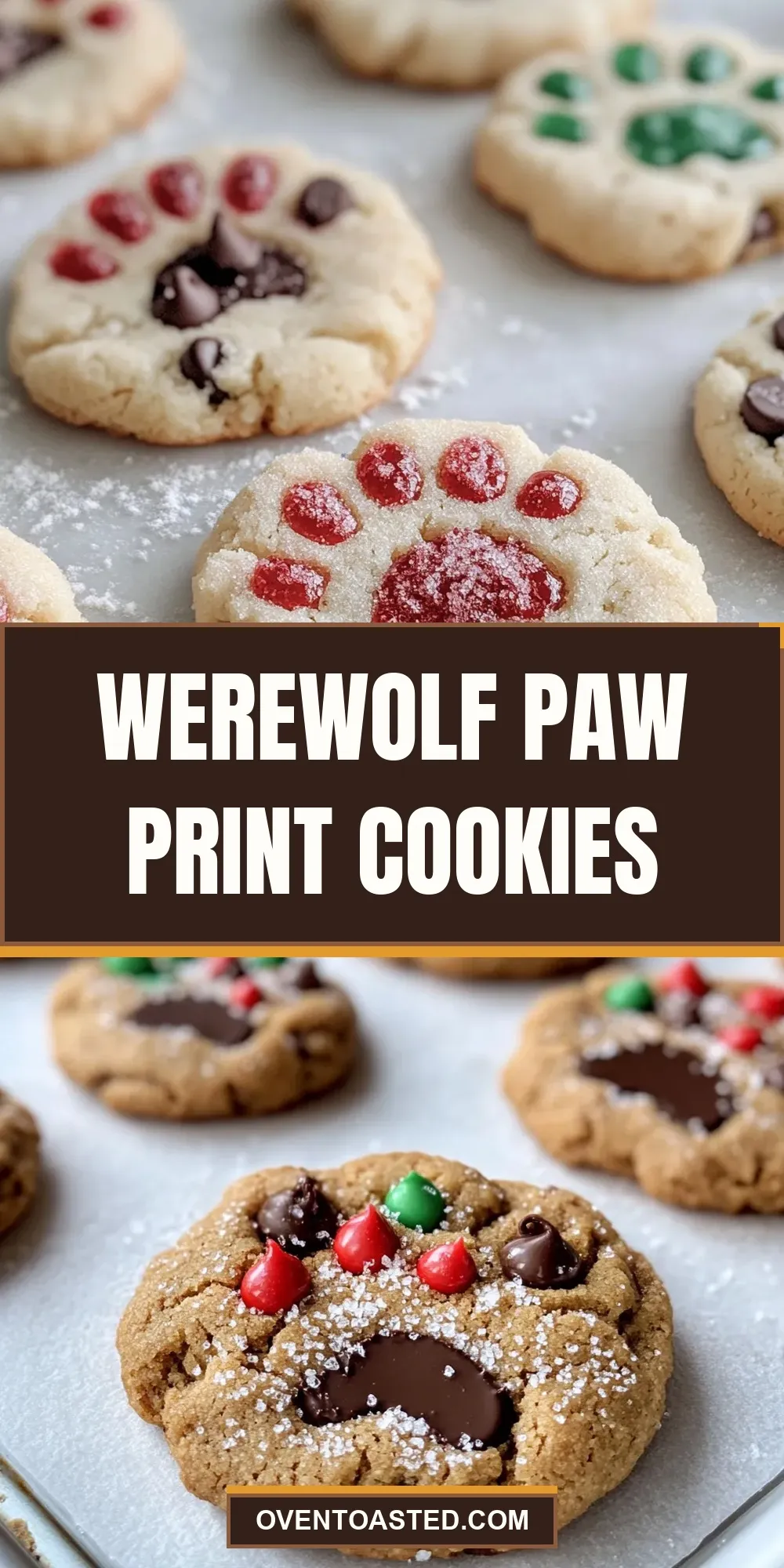How To Make Savory Werewolf Paw Print Cookies