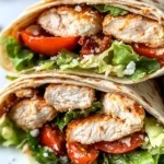 Homemade 20-Min Crispy Chicken Caesar Wraps photo
