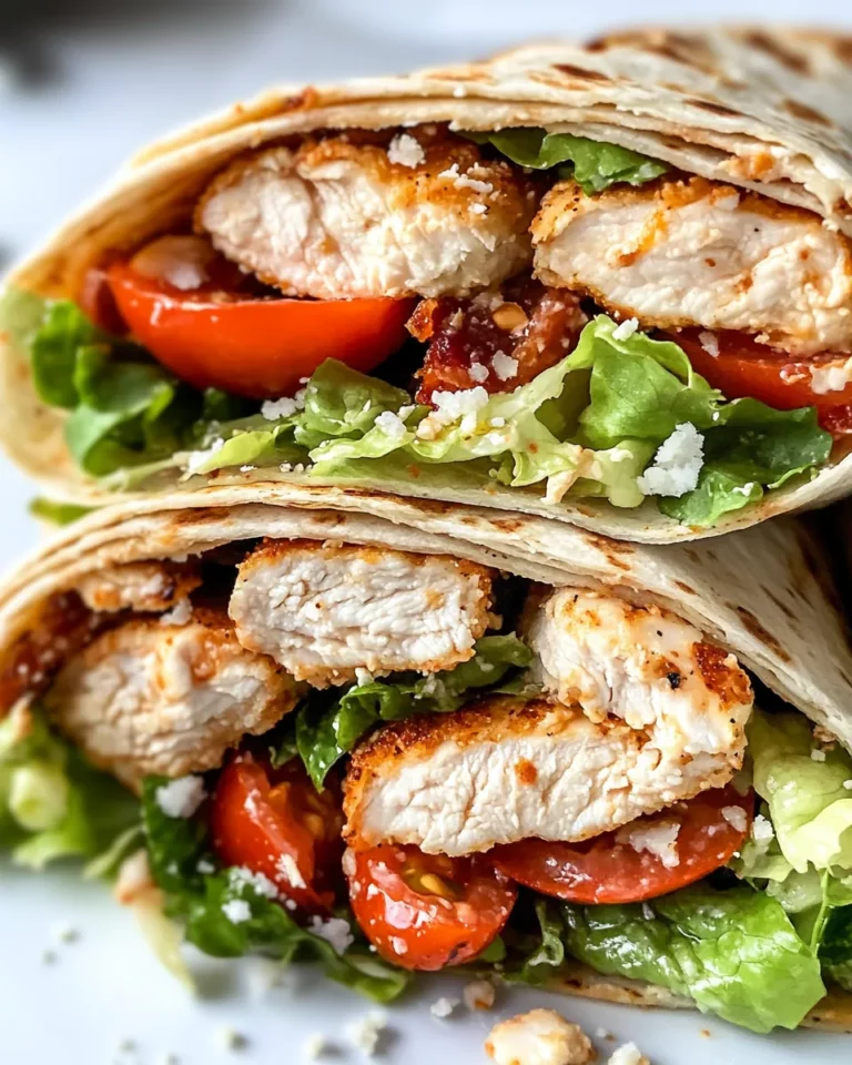 Homemade 20-Min Crispy Chicken Caesar Wraps photo
