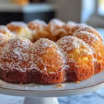 Homemade Apple Cider Donut Cake with Cinnamon Sugar photo