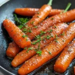 Homemade Apple Cider Glazed Carrots with Thyme recipe photo