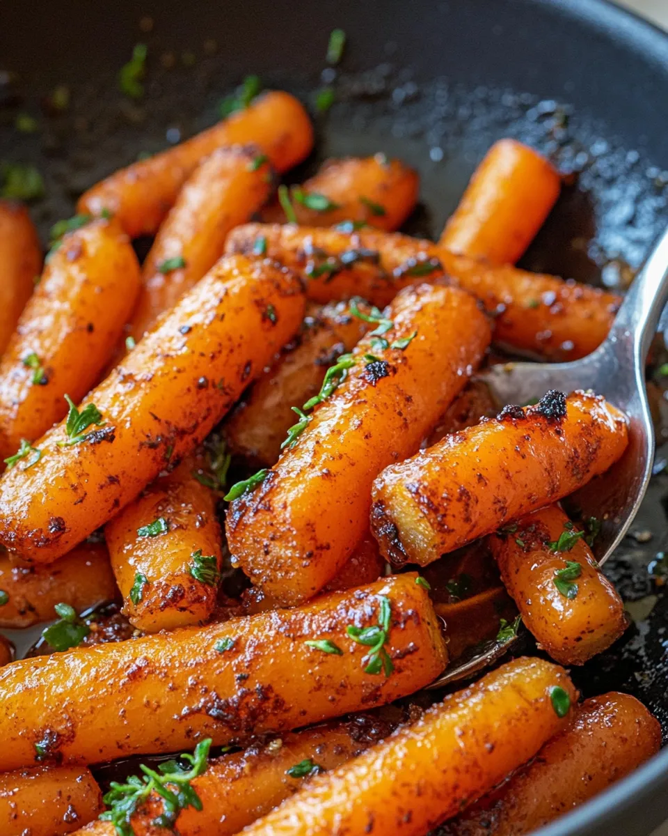 Classic Apple Cider Glazed Carrots with Thyme dish photo