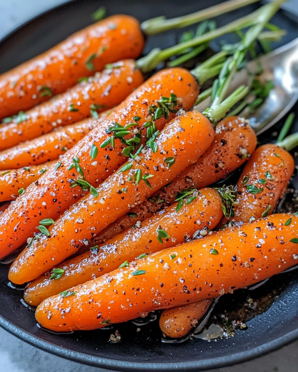 Delicious Apple Cider Glazed Carrots with Thyme picture