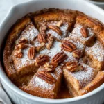 Homemade Baked Gingerbread French Toast Casserole recipe photo