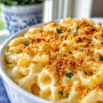 Homemade Baked Mac & Cheese with Crispy Ritz Topping photo