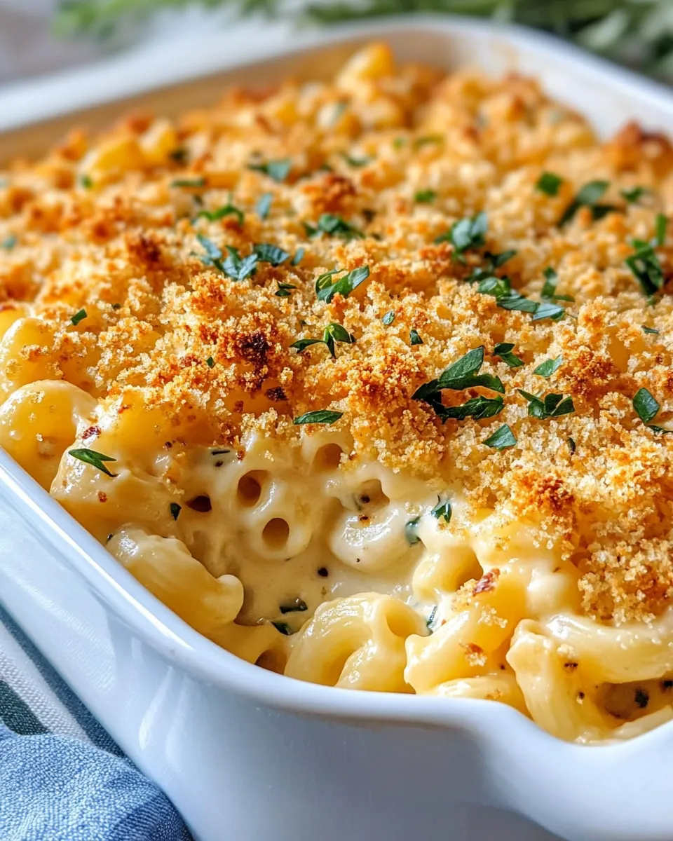 Classic Baked Mac & Cheese with Crispy Ritz Topping image