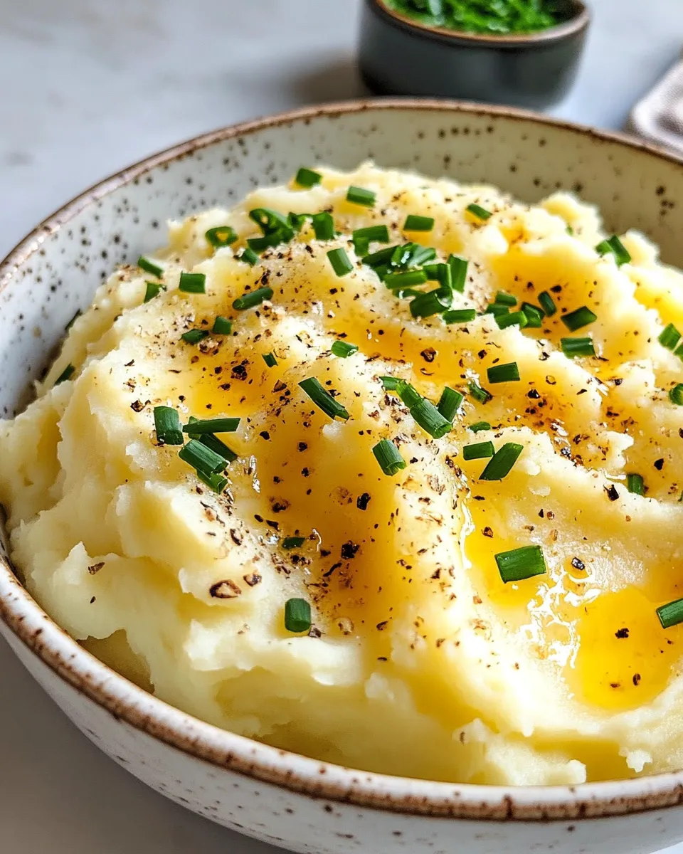 Homemade Brown Butter Garlic Mashed Potatoes (No Lumps) photo