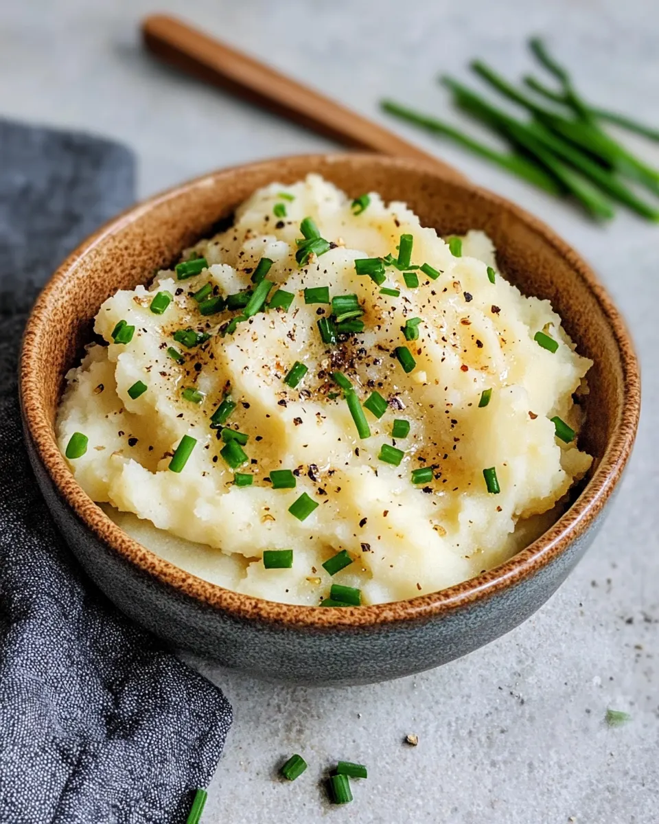 Easy Brown Butter Garlic Mashed Potatoes (No Lumps) recipe photo