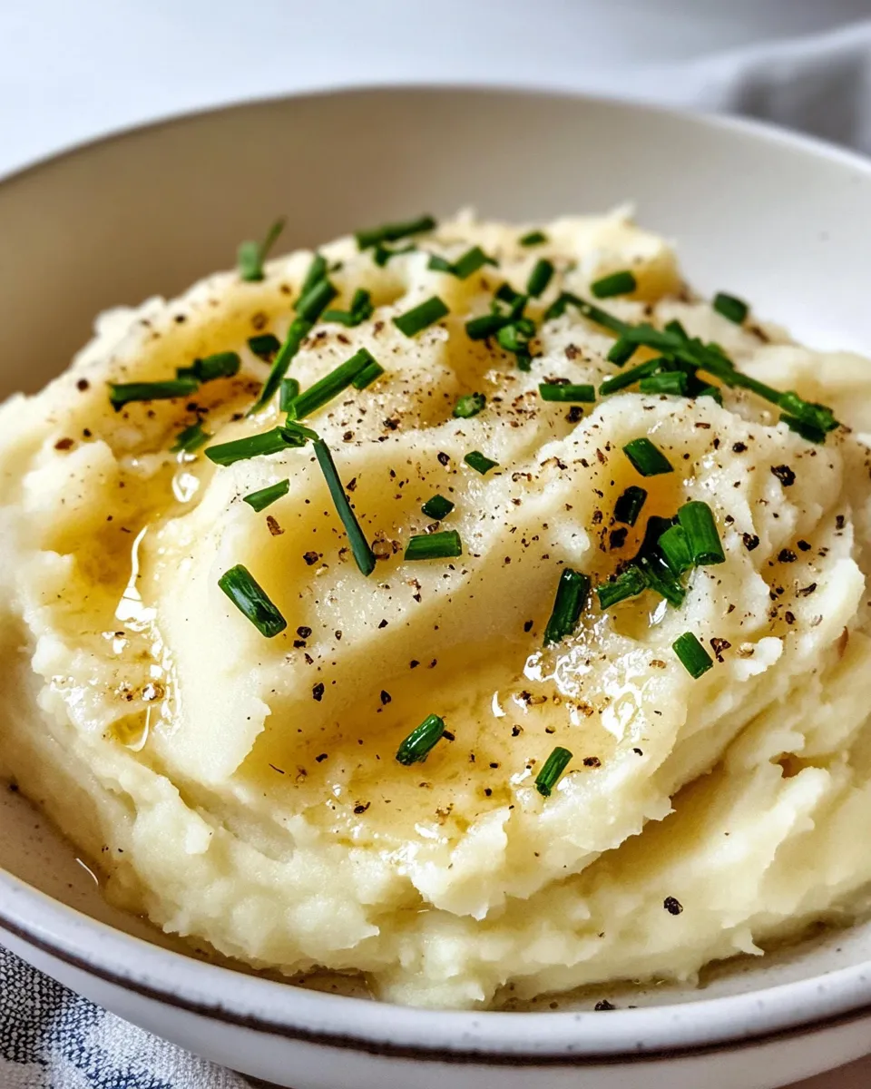 Delicious Brown Butter Garlic Mashed Potatoes (No Lumps) shot