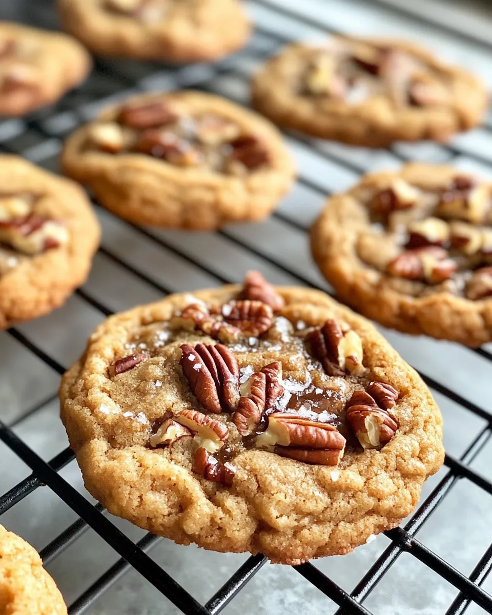 Homemade Brown Butter Maple Pecan Cookies recipe image