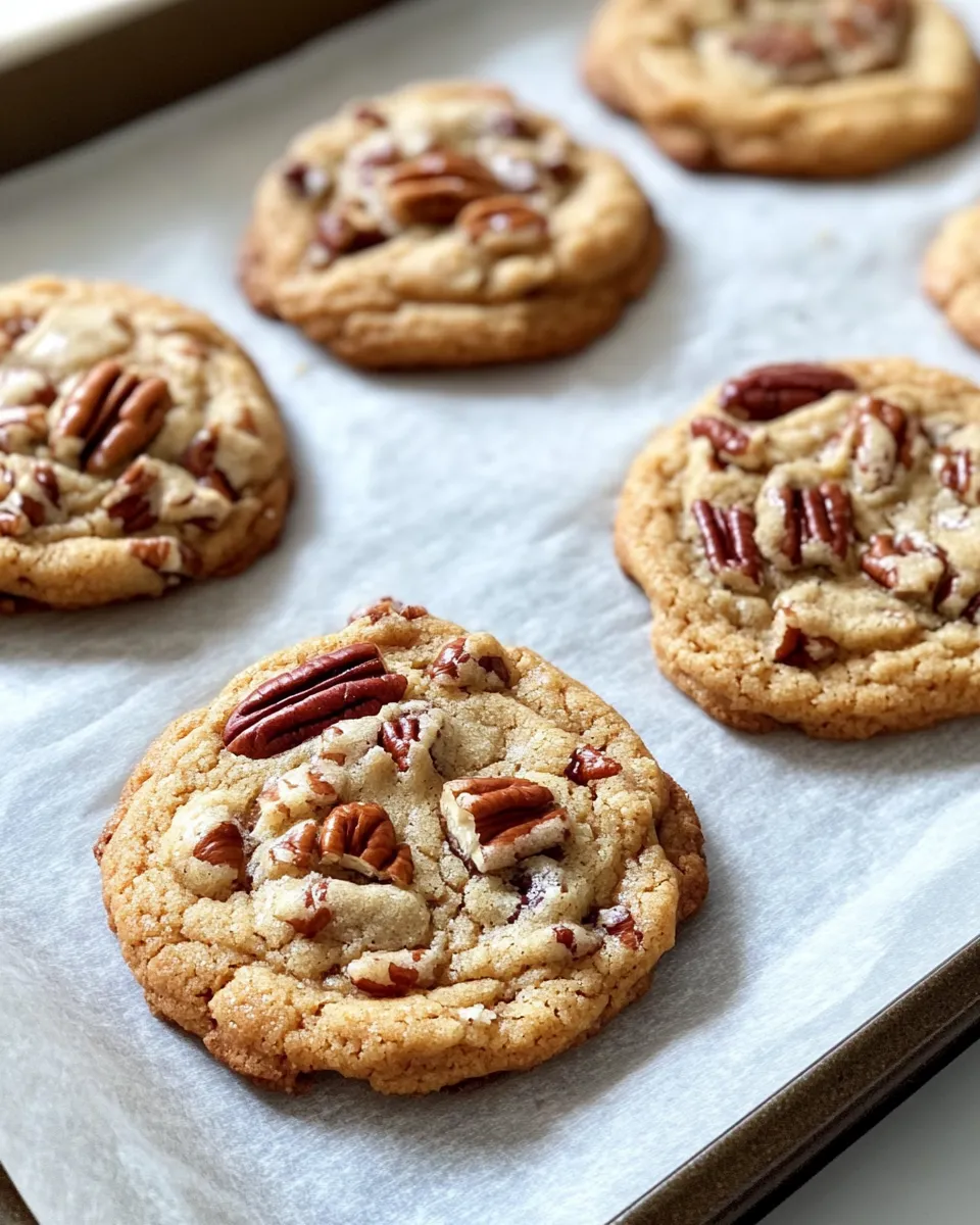 Easy Brown Butter Maple Pecan Cookies dish photo