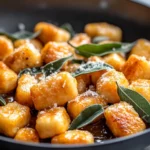 Homemade Brown Butter Sage Pumpkin Gnocchi recipe photo