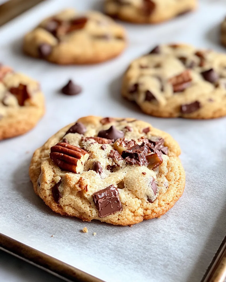 Delicious Butter Pecan Toffee Chip Cookies dish photo