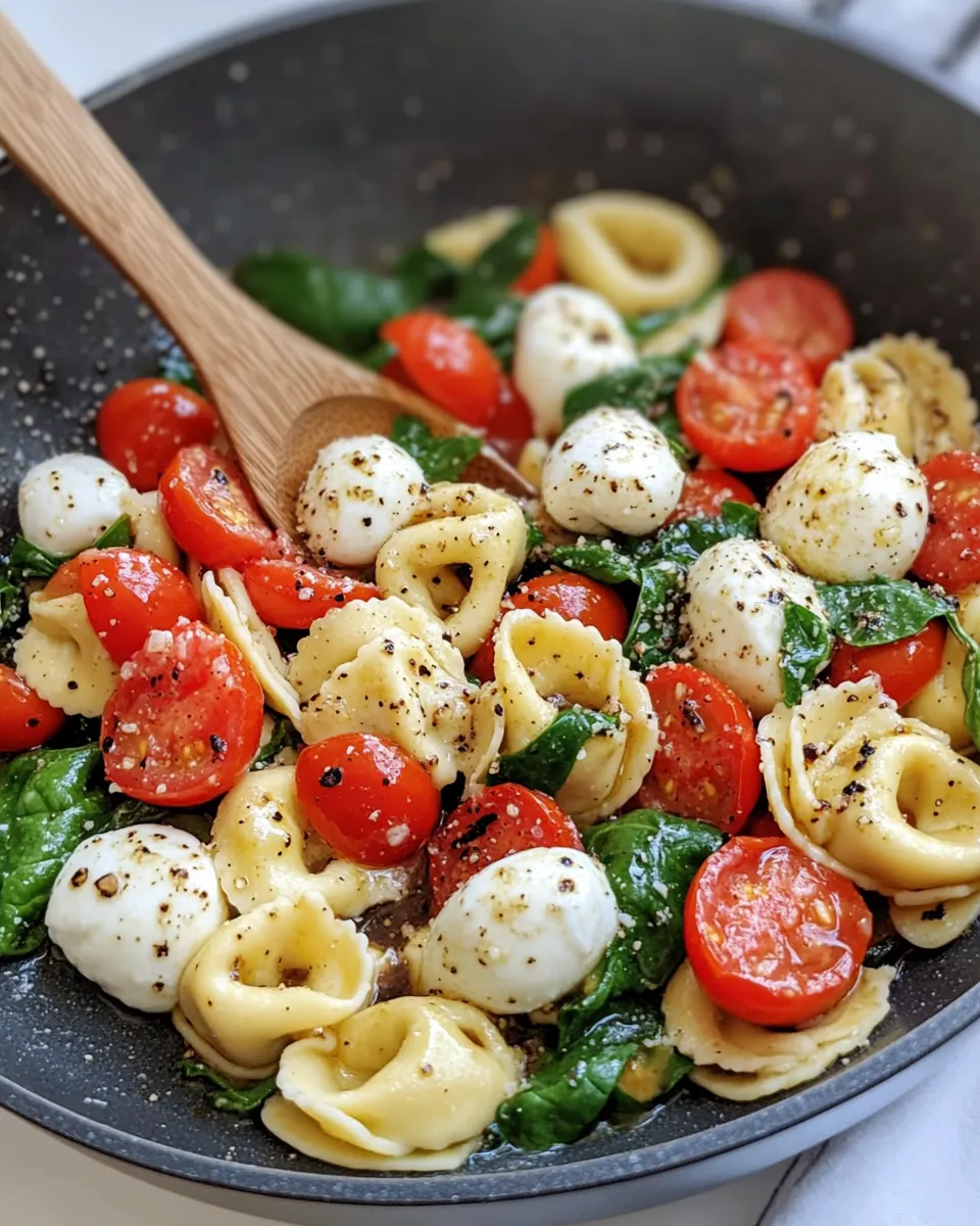 Delicious Caprese Tortellini Skillet picture
