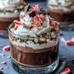 Homemade Chocolate Peppermint Mousse Cups photo