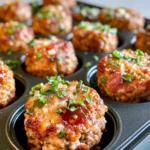 Homemade Cider-Glazed Turkey Meatloaf Minis photo