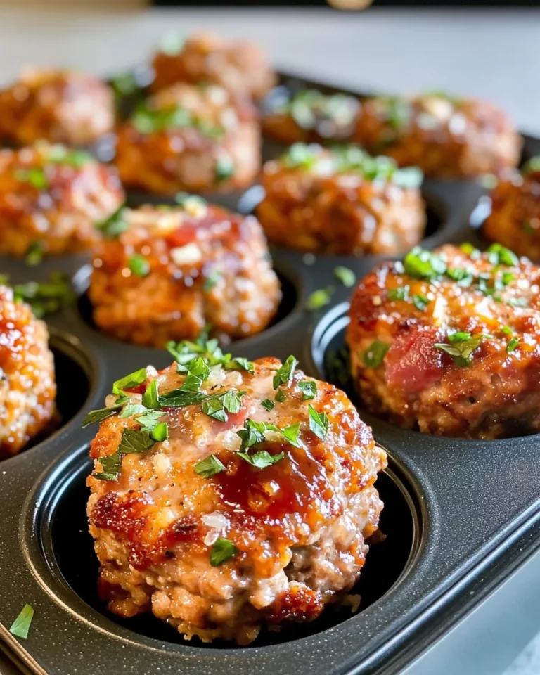 Homemade Cider-Glazed Turkey Meatloaf Minis photo