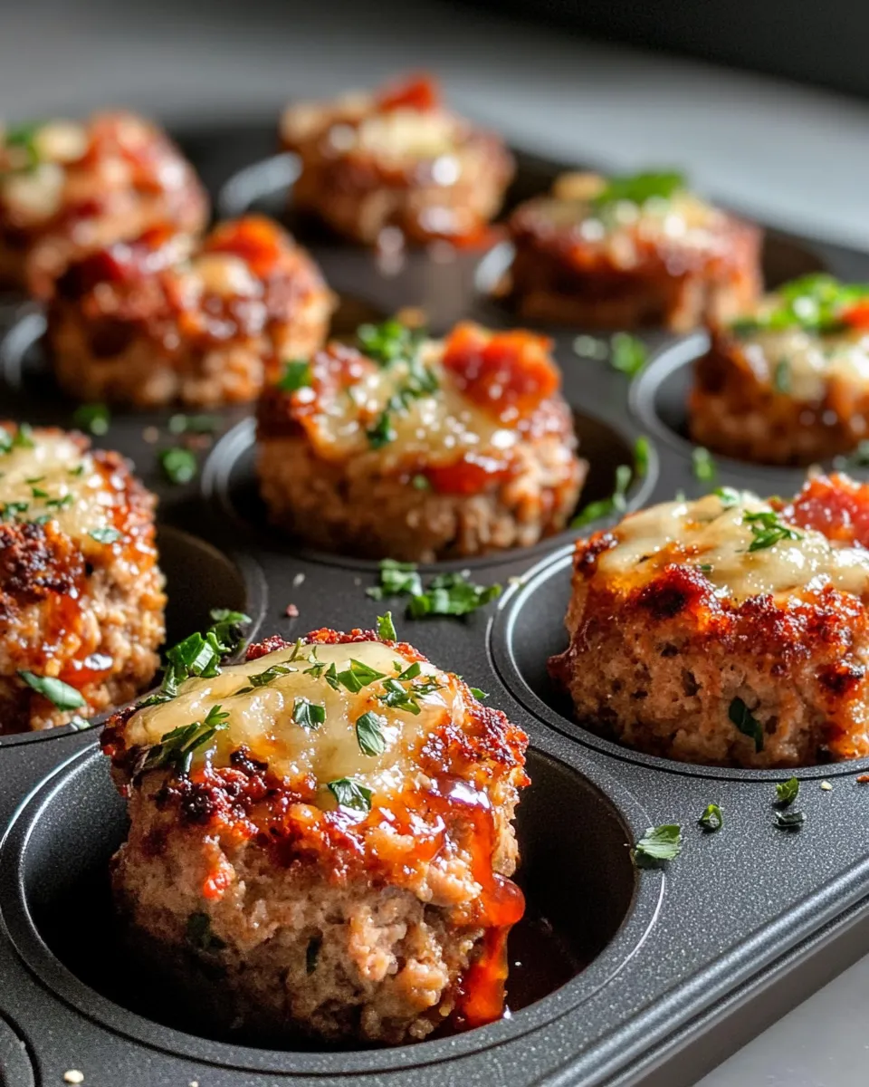 Delicious Cider-Glazed Turkey Meatloaf Minis dish photo