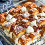 Homemade Cinnamon Roll Bread Pudding (Holiday Brunch) photo