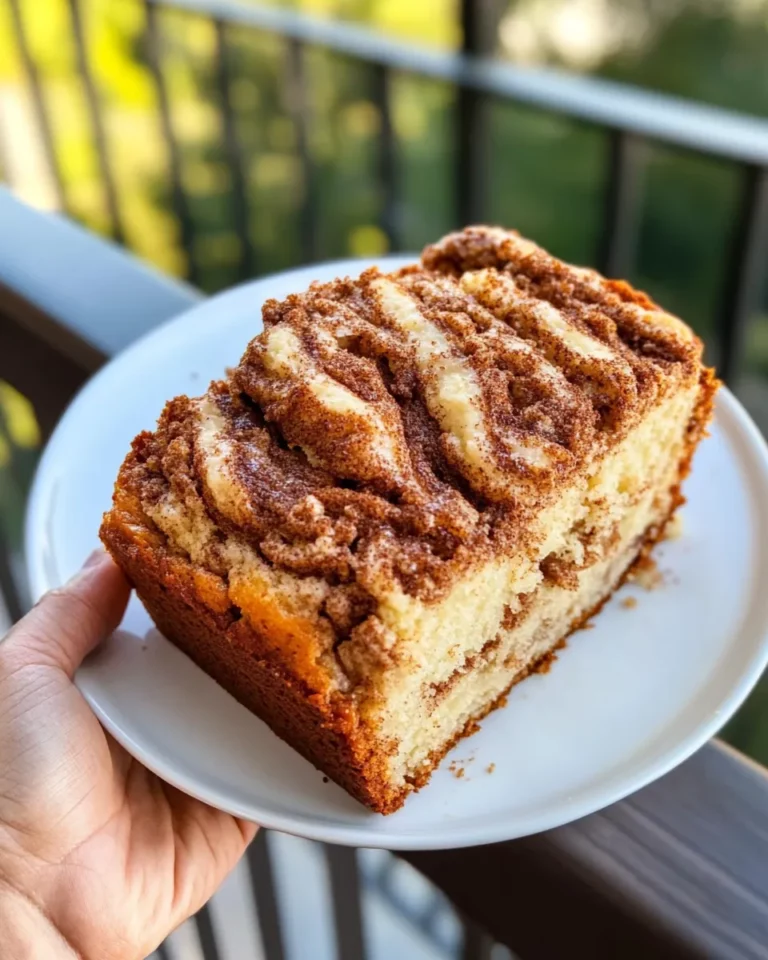 Homemade Cinnamon Swirl Coffee Cake Loaf photo