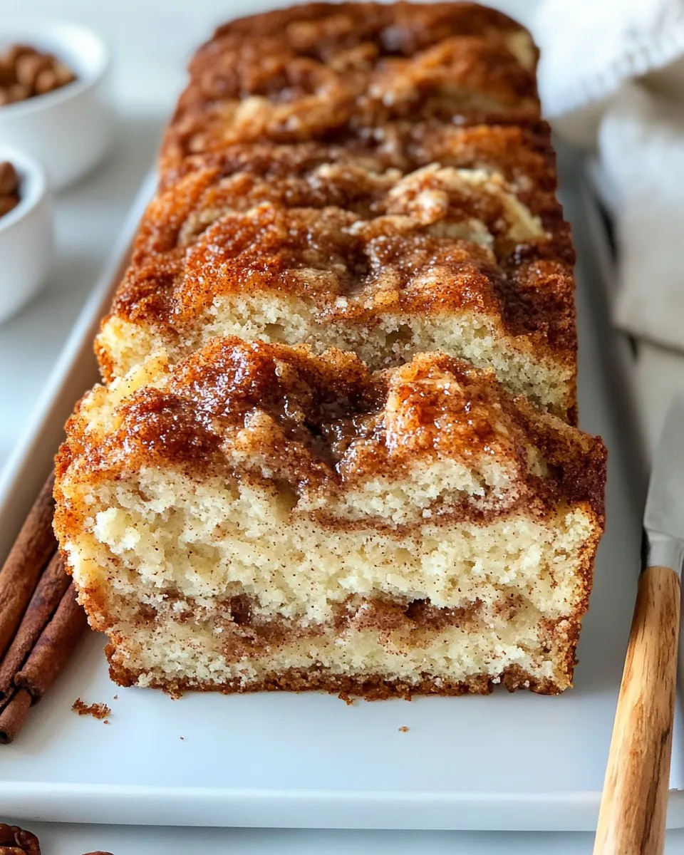 Easy Cinnamon Swirl Coffee Cake Loaf recipe photo