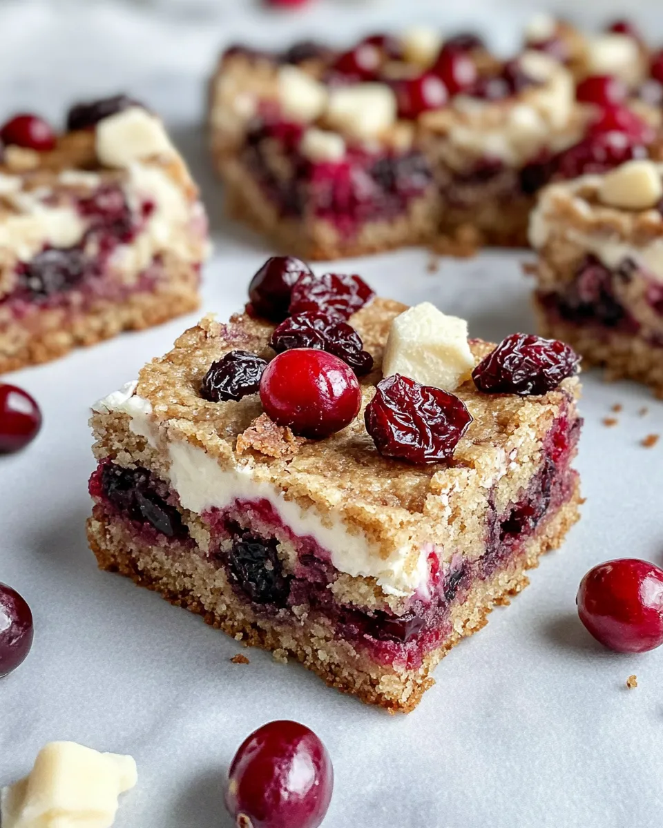 Classic Cranberry Bliss Bars (Copycat-Style) dish photo