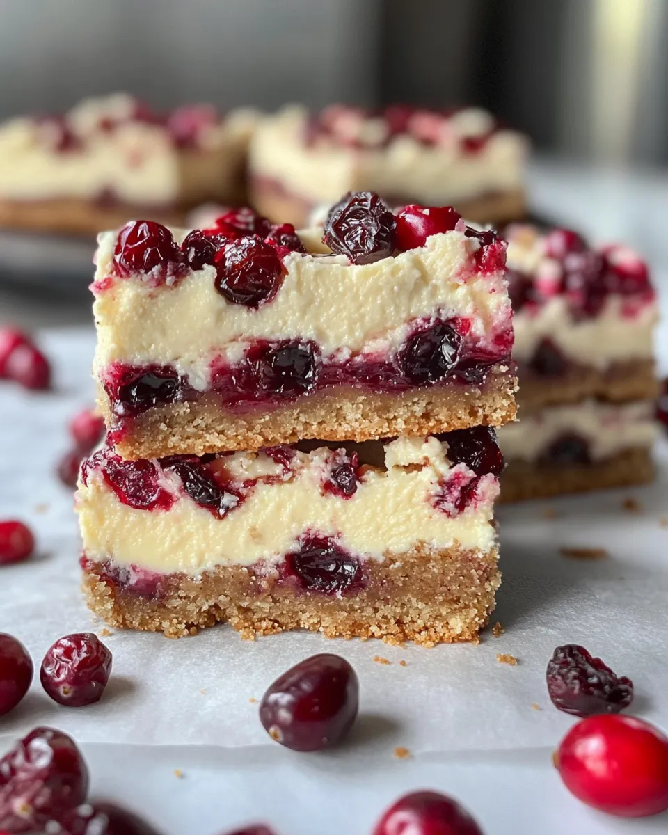 Delicious Cranberry Bliss Bars (Copycat-Style) image