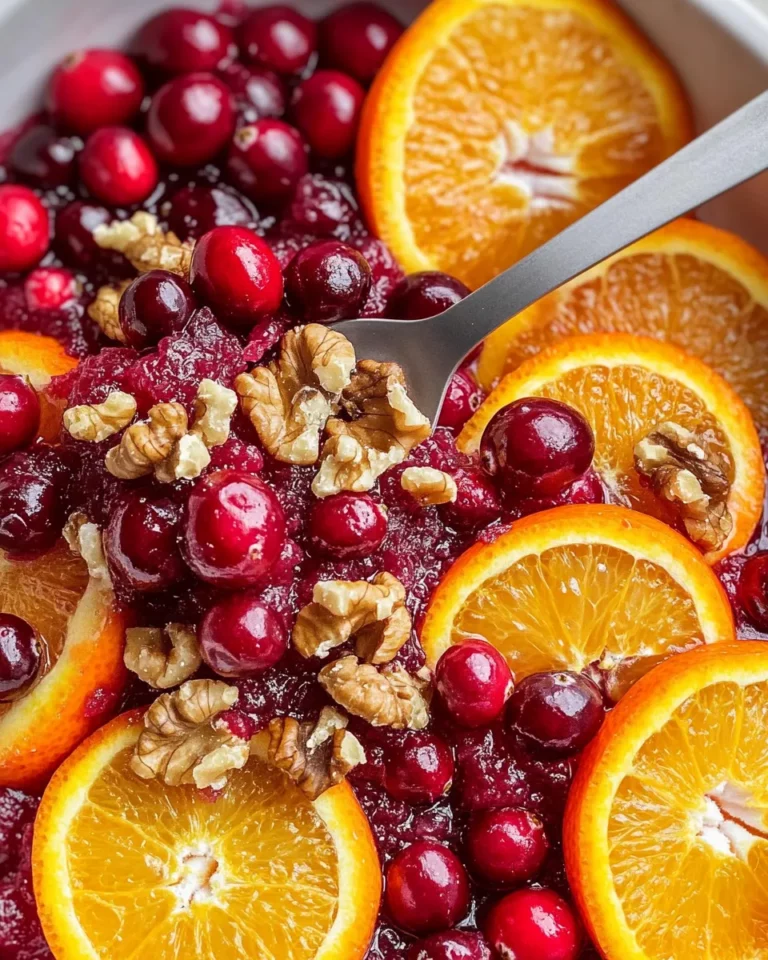 Homemade Cranberry Orange Relish (No Cook, Fresh) recipe photo