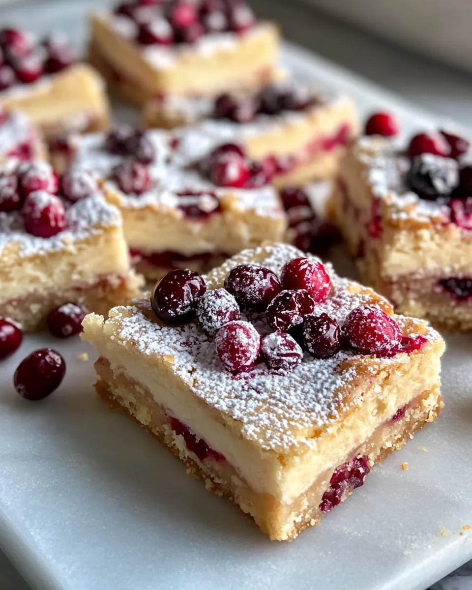 Delicious Cranberry Orange Shortbread Slices food shot