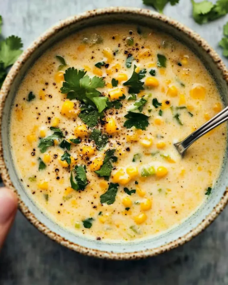 Homemade Creamy Corn & Green Chile Chowder photo